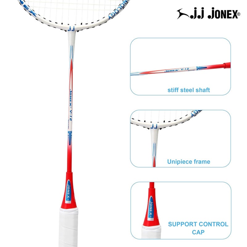 Jonex JJ Jonex V-12 Aluminium Badminton Racket with Full Cover - Image 4